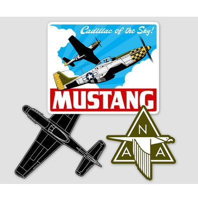 P-51 MUSTANG Sticker Pack - Mach 5