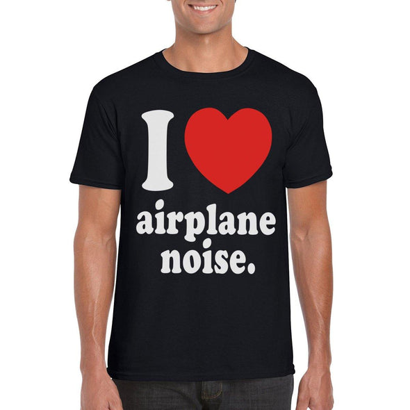 I LOVE Aeroplane Noise Unisex T-Shirt - Mach 5