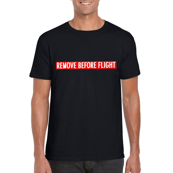 REMOVE BEFORE FLIGHT Unisex Semi-Fitted T-Shirt - Mach 5