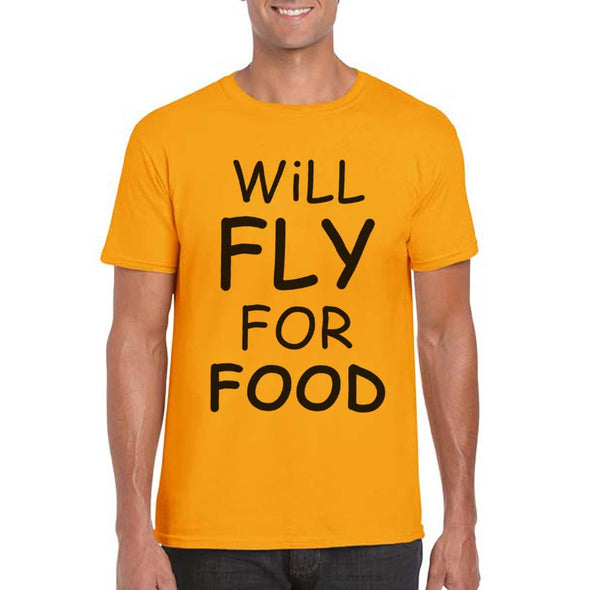 WILL FLY FOR FOOD Unisex Semi-Fitted T-Shirt - Mach 5