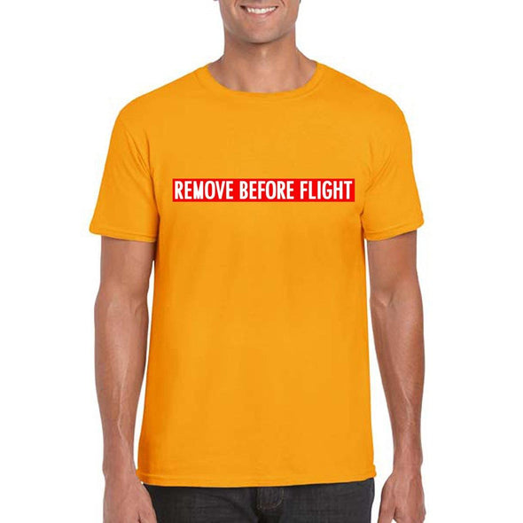 REMOVE BEFORE FLIGHT Unisex Semi-Fitted T-Shirt - Mach 5