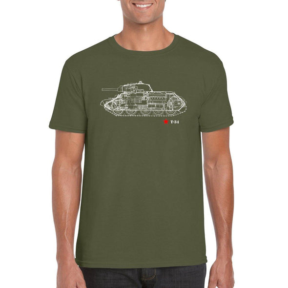 T-34 Tank Unisex T-Shirt - Mach 5
