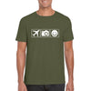 PLANE CAMERA SMILE Unisex T-Shirt - Mach 5