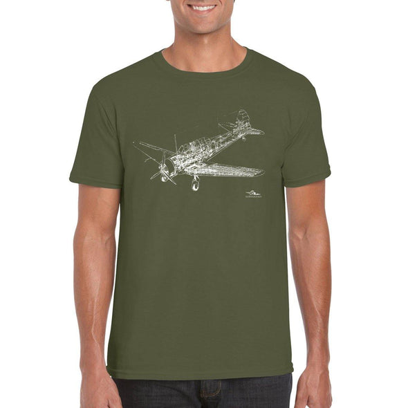 WIRRAWAY CUTAWAY DIAGRAM T-Shirt - Mach 5