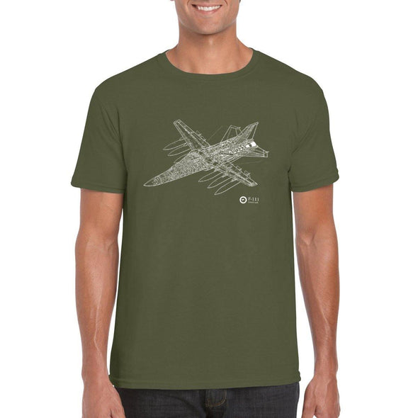 F-111 CUTAWAY Unisex Semi-Fitted T-Shirt - Mach 5