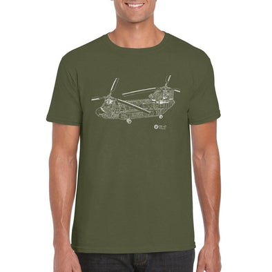 CHINOOK CUTAWAY Unisex Semi-Fitted T-Shirt - Mach 5