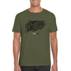 MERLIN ENGINE CUTAWAY Diagram T-Shirt - Mach 5