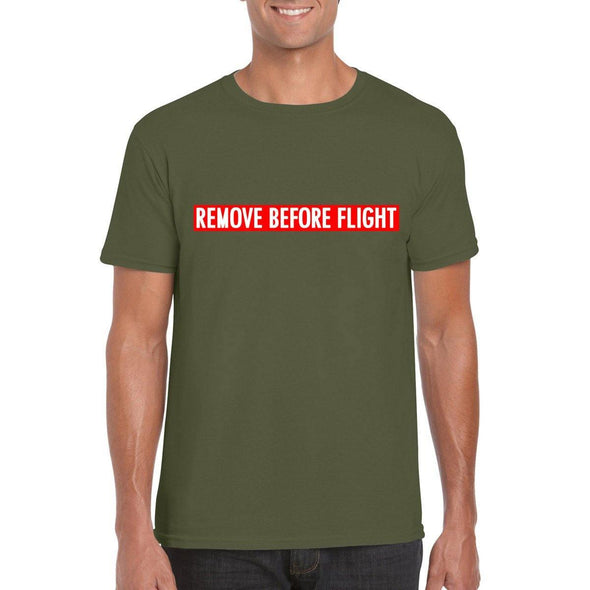 REMOVE BEFORE FLIGHT Unisex Semi-Fitted T-Shirt - Mach 5