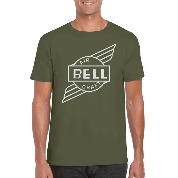 BELL AIRCRAFT Vintage Logo Design on Unisex T-Shirt - Mach 5