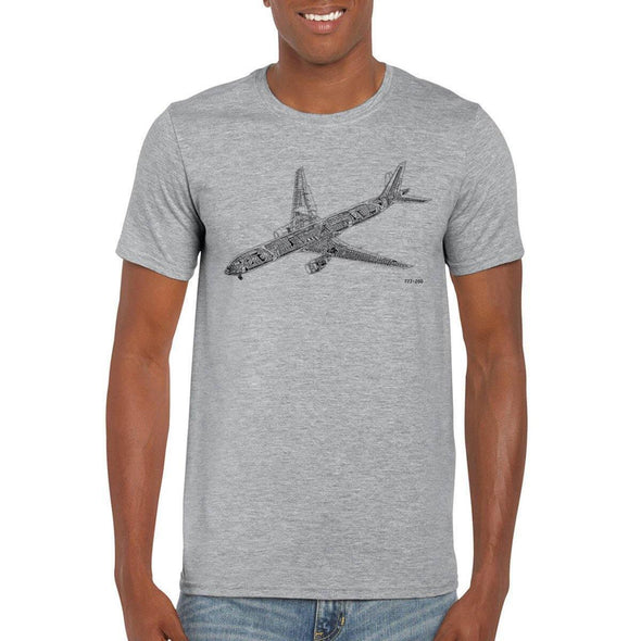 777 CUTAWAY Unisex T-Shirt - Mach 5