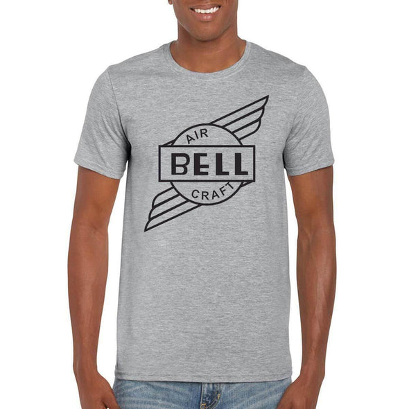 BELL AIRCRAFT Vintage Logo Design on Unisex T-Shirt - Mach 5