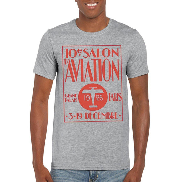 SALON D AVIATION Semi-Fitted Unisex T-Shirt - Mach 5