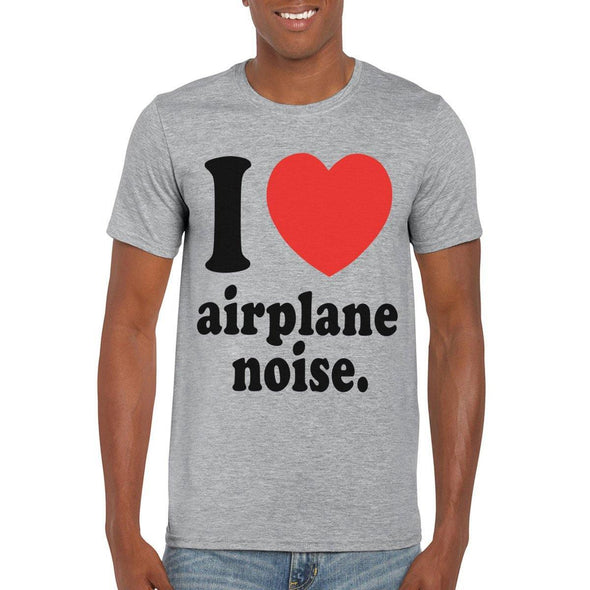 I LOVE Aeroplane Noise Unisex T-Shirt - Mach 5