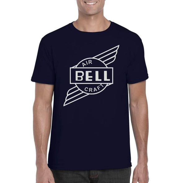 BELL AIRCRAFT Vintage Logo Design on Unisex T-Shirt - Mach 5