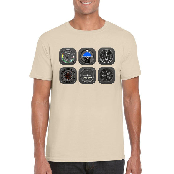 THE PILOT's 6 PACK Unisex Semi-Fitted T-Shirt - Mach 5