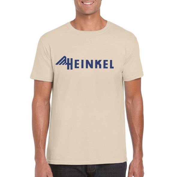 HEINKEL Aircraft Vintage Logo Unisex T-Shirt - sand