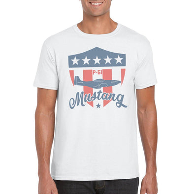 SHIELD P51 MUSTANG Semi-Fitted Unisex T-Shirt - Mach 5