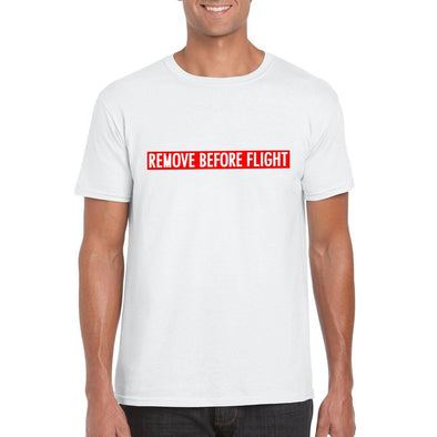 REMOVE BEFORE FLIGHT Unisex Semi-Fitted T-Shirt - Mach 5