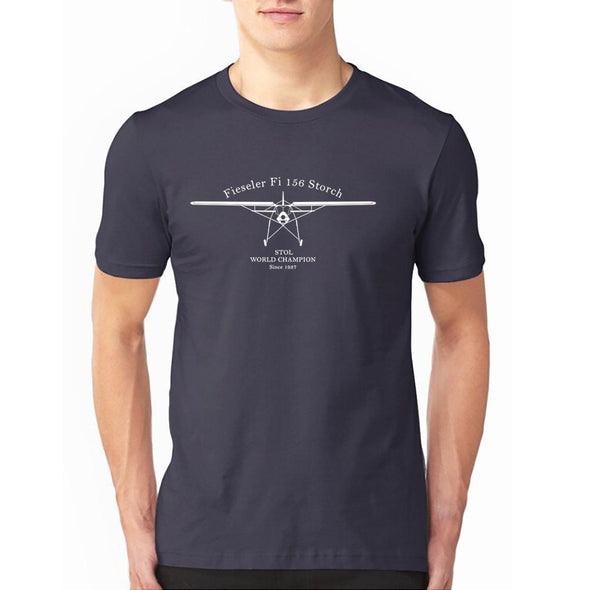 FIESELER FI156 STORCH 'STOL World Champion since 1937' T-Shirt - Mach 5