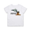 NEGATIVE GHOSTRIDER, MY NAPPY IS FULL! Kids T-Shirt - Mach 5