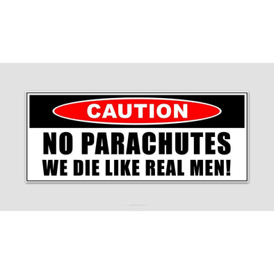 NO CHUTES Sticker - Mach 5