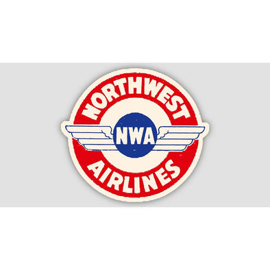 VINTAGE NORTHWEST AIRLINES Sticker - Mach 5