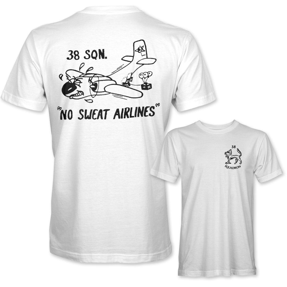 38 SQN NO SWEAT AIRLINES T SHIRT Mach 5