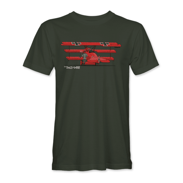 FOKKER TRIPLANE 'RED BARON' T-Shirt - Mach 5