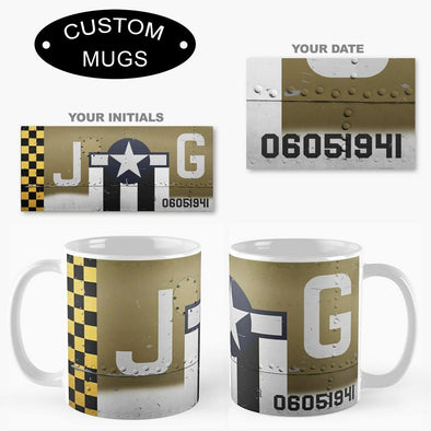 CUSTOMISABLE P-47 THUNDERBOLT Mug - Mach 5