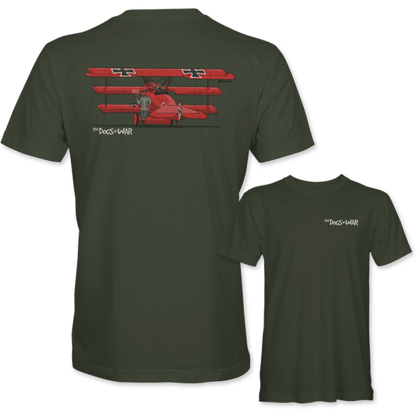 FOKKER TRIPLANE 'RED BARON' T-Shirt - Mach 5