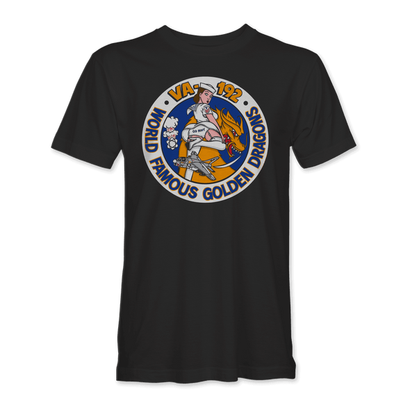 VA-192 'WORLD FAMOUS GOLDEN DRAGONS' A-7 CORSAIR T-Shirt - Mach 5