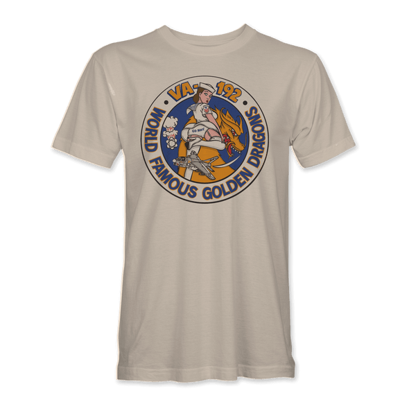 VA-192 'WORLD FAMOUS GOLDEN DRAGONS' A-7 CORSAIR T-Shirt - Mach 5