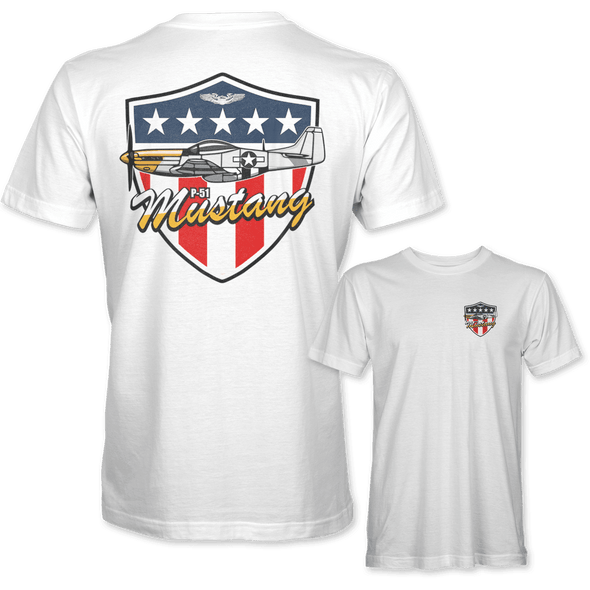 P-51 MUSTANG T-Shirt - Mach 5