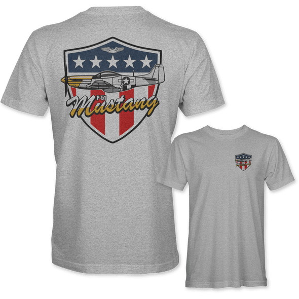 P-51 MUSTANG T-Shirt - Mach 5