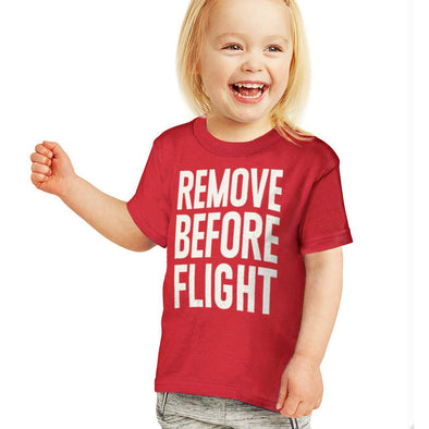 REMOVE BEFORE FLIGHT Kids T-Shirt - Mach 5