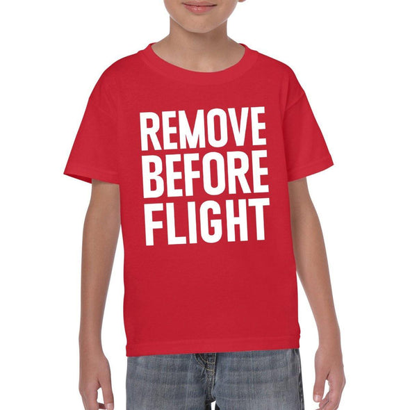 REMOVE BEFORE FLIGHT Youth Semi-Fitted T-Shirt - Mach 5