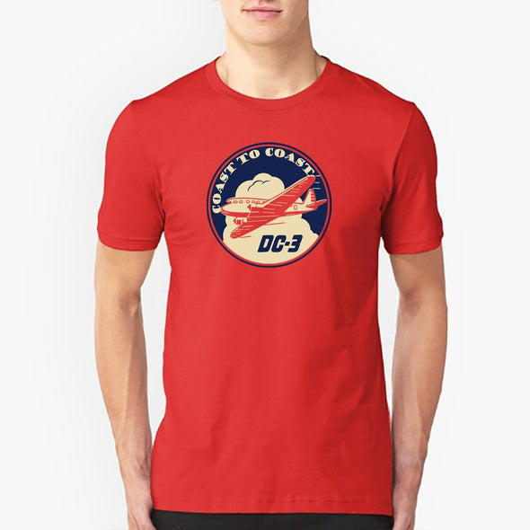 DC-3 "COAST TO COAST" T-Shirt - Mach 5