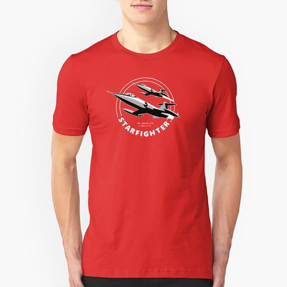 F-104 STARFIGHTER 'THE MISSILE WITH A MAN IN IT' T-Shirt - Mach 5