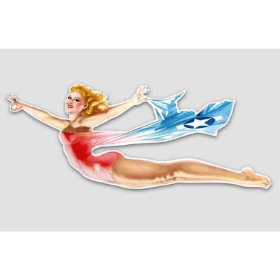 THE FLYING LADY Sticker - Mach 5