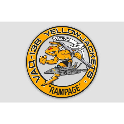 VAQ-138 YELLOW JACKETS 'RAMPAGE' Sticker - Mach 5