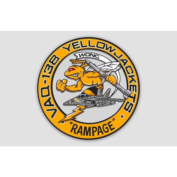 VAQ-138 YELLOW JACKETS 'RAMPAGE' Sticker - Mach 5