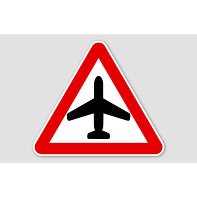 CAUTION AIRCRAFT Sticker - Mach 5