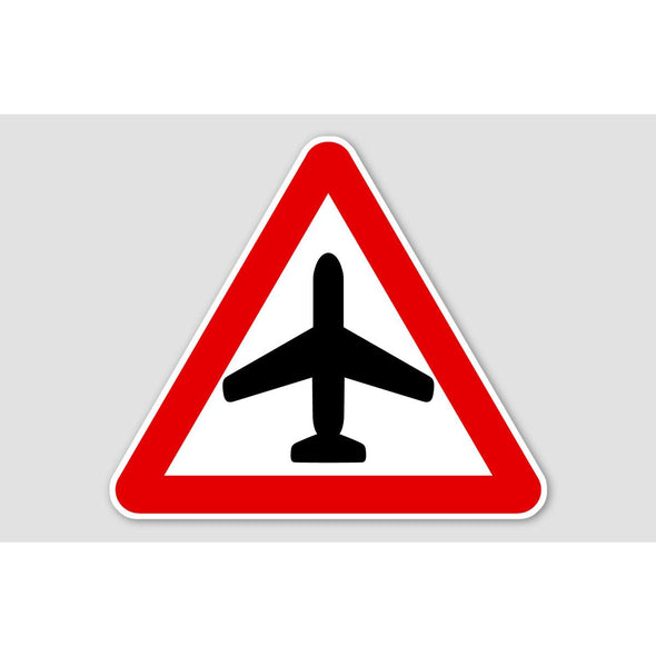 CAUTION AIRCRAFT Sticker - Mach 5
