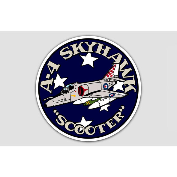 A-4 SKYHAWK 'SCOOTER' Sticker - Mach 5