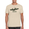 CANBERRA '57 YEARS OF SERVICE' T-Shirt - sand