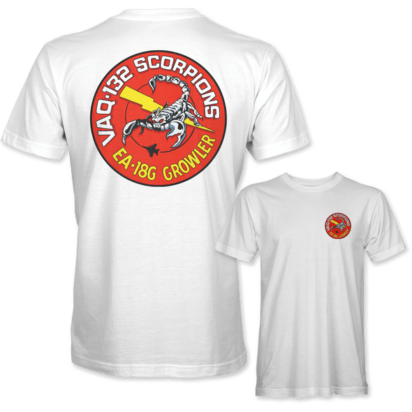 EA-18G GROWLER 'VAQ-132 SCORPIONS' T-Shirt - Mach 5