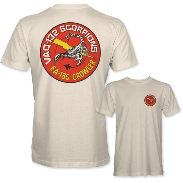 EA-18G GROWLER 'VAQ-132 SCORPIONS' T-Shirt - Mach 5