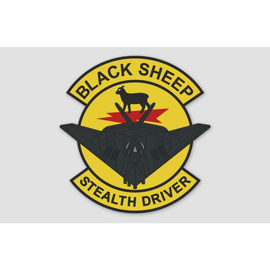 F-117 'BLACK SHEEP' Sticker - Mach 5