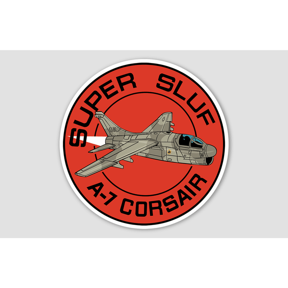 A-7 CORSAIR 'SUPER SLUF' Sticker - Mach 5