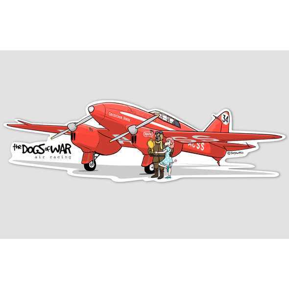 DH-88 COMET Sticker - Mach 5